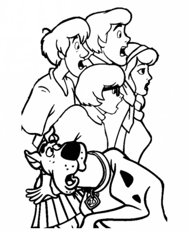 Coloriage Scooby Doo Gratuit Imprimer Liste 40 60