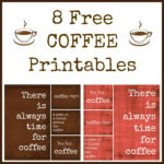 Contact Support Coffee Printables Coffee Theme Coffee