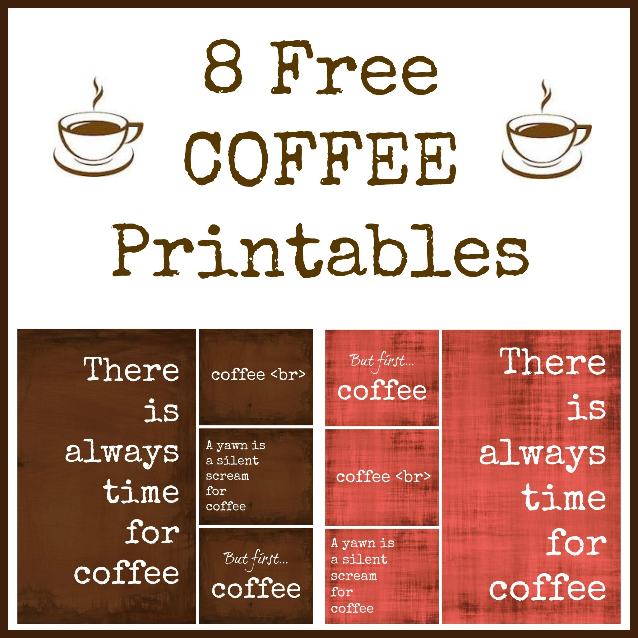 Contact Support Coffee Printables Coffee Theme Coffee 