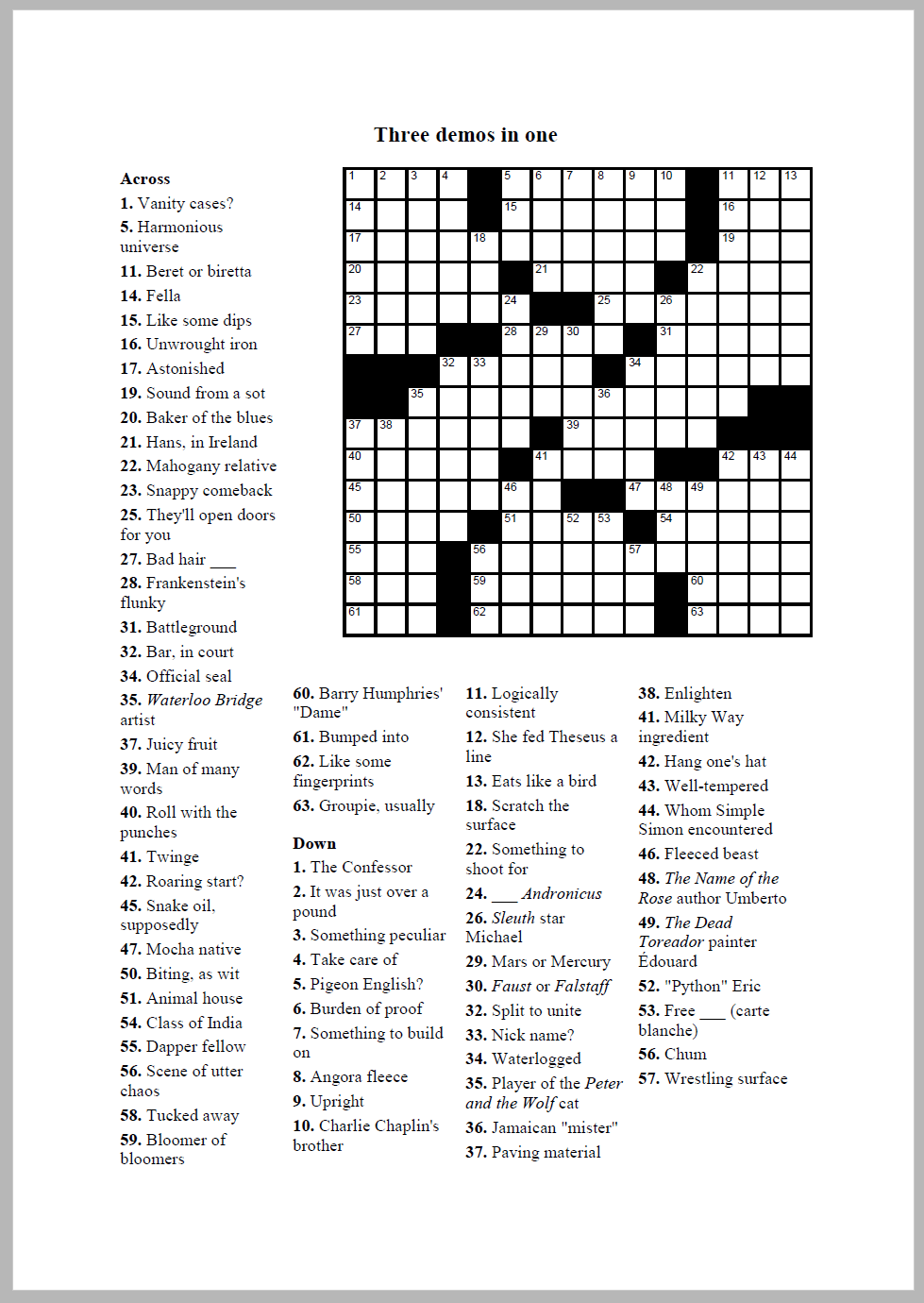 Crossword Compiler Bundle Educational Software For PC