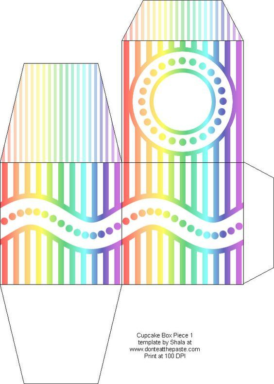 Cupcake Box Paper Box Template Cupcake Boxes Box Template