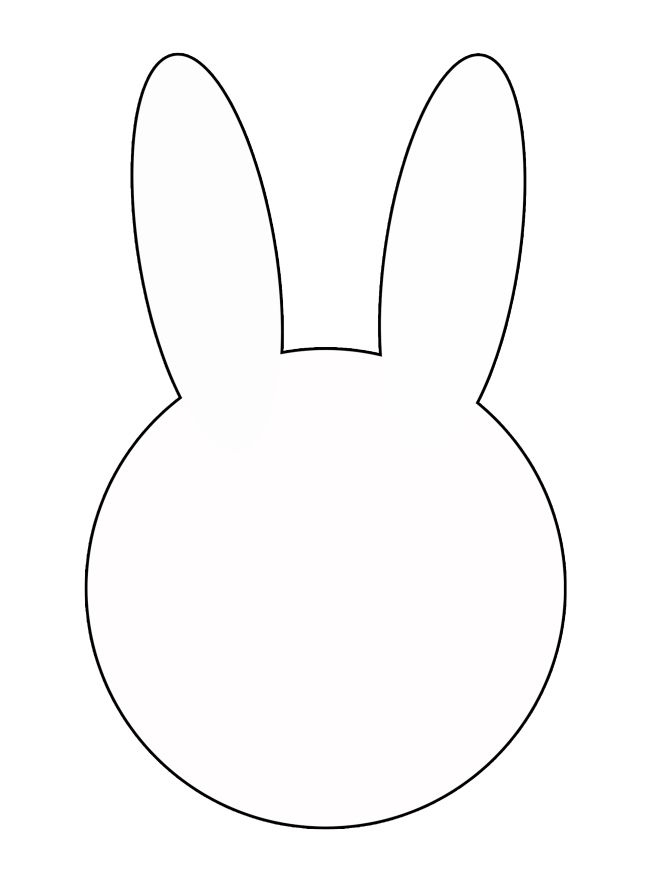 Decorate a bunny Template Bunny Templates Easter Bunny