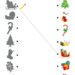 Decorate The Christmas Tree Worksheet Match Super Simple