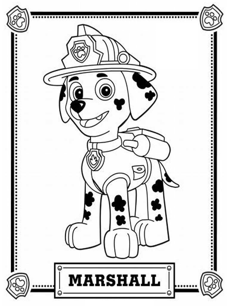 Dibujos De La Patrulla Canina Para Colorear Paw Patrol