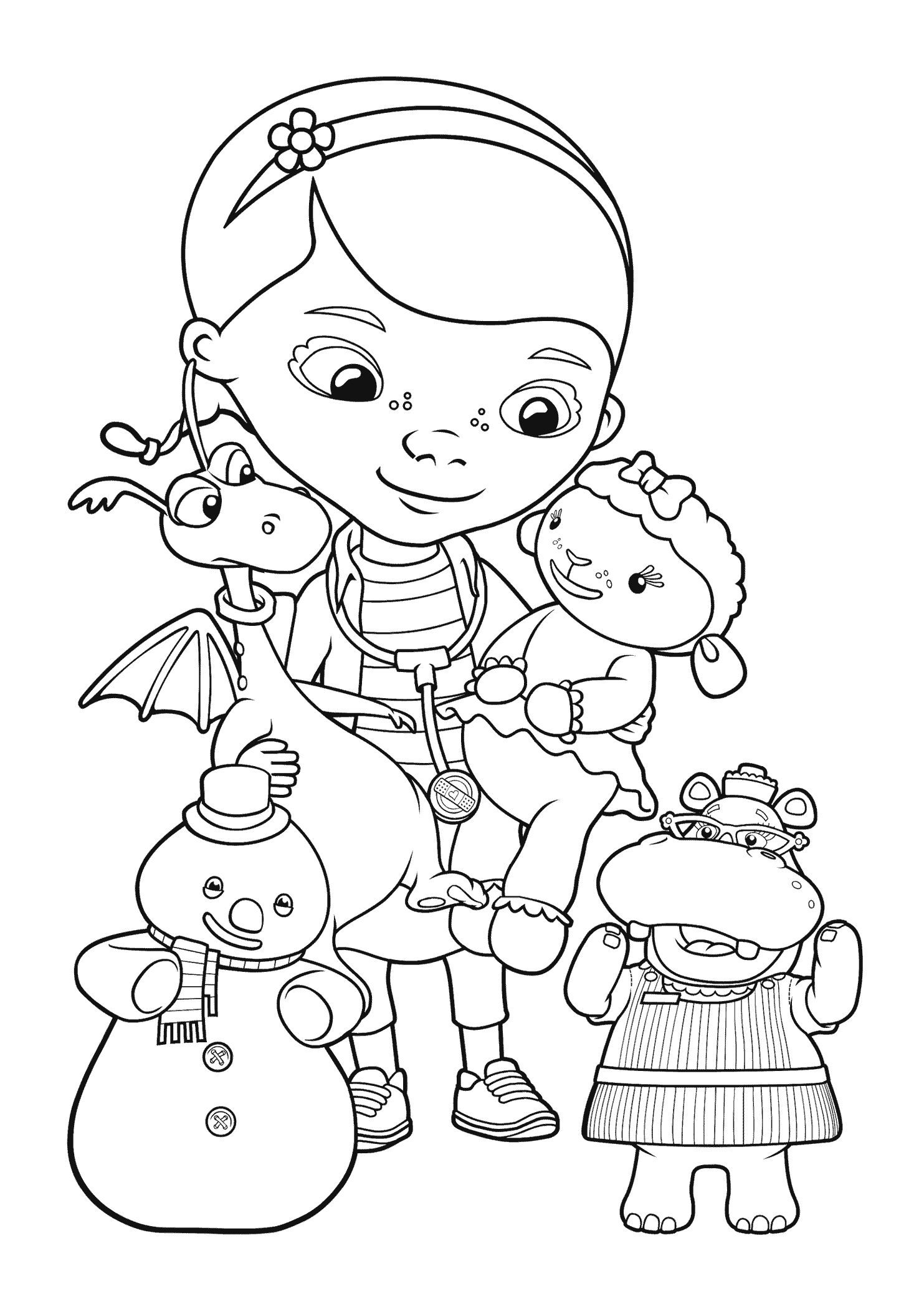 Disney Coloring Pages Doc Mcstuffins Pagine Da Colorare 