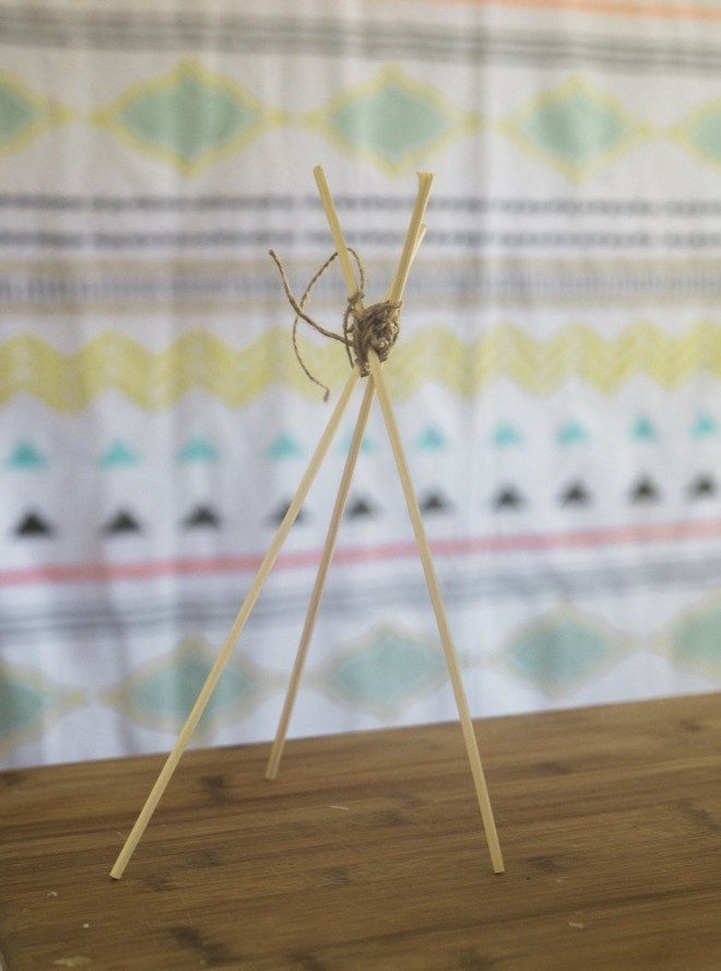 DIY Mini Teepees Mini Teepee Diy Dolls House 
