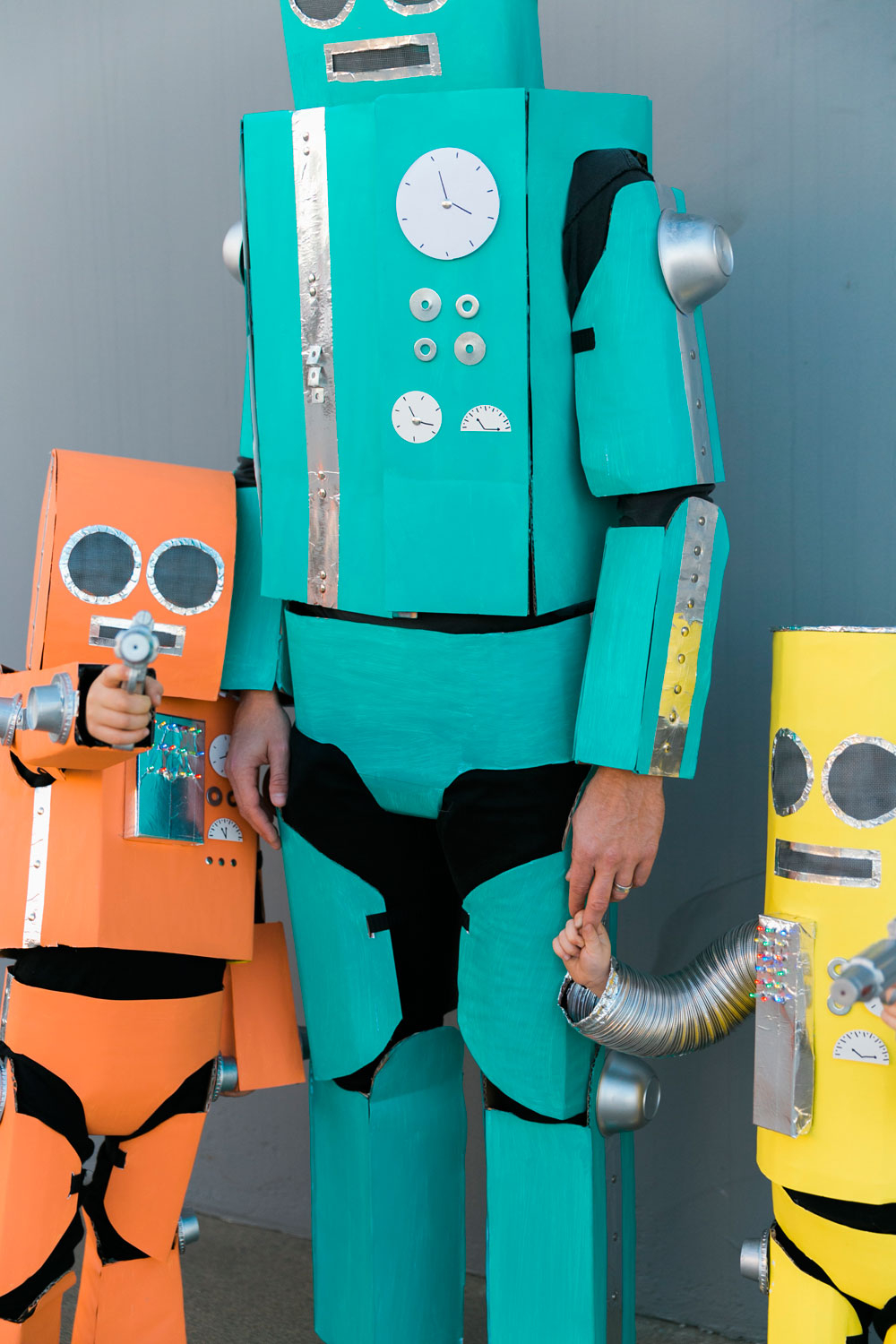 DIY ROBOT FAMILY COSTUME Tell Love And Party