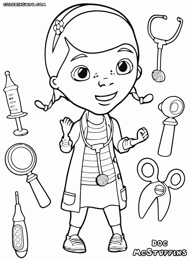 Doc McStuffins Coloring Pages Coloring Pages To Download 