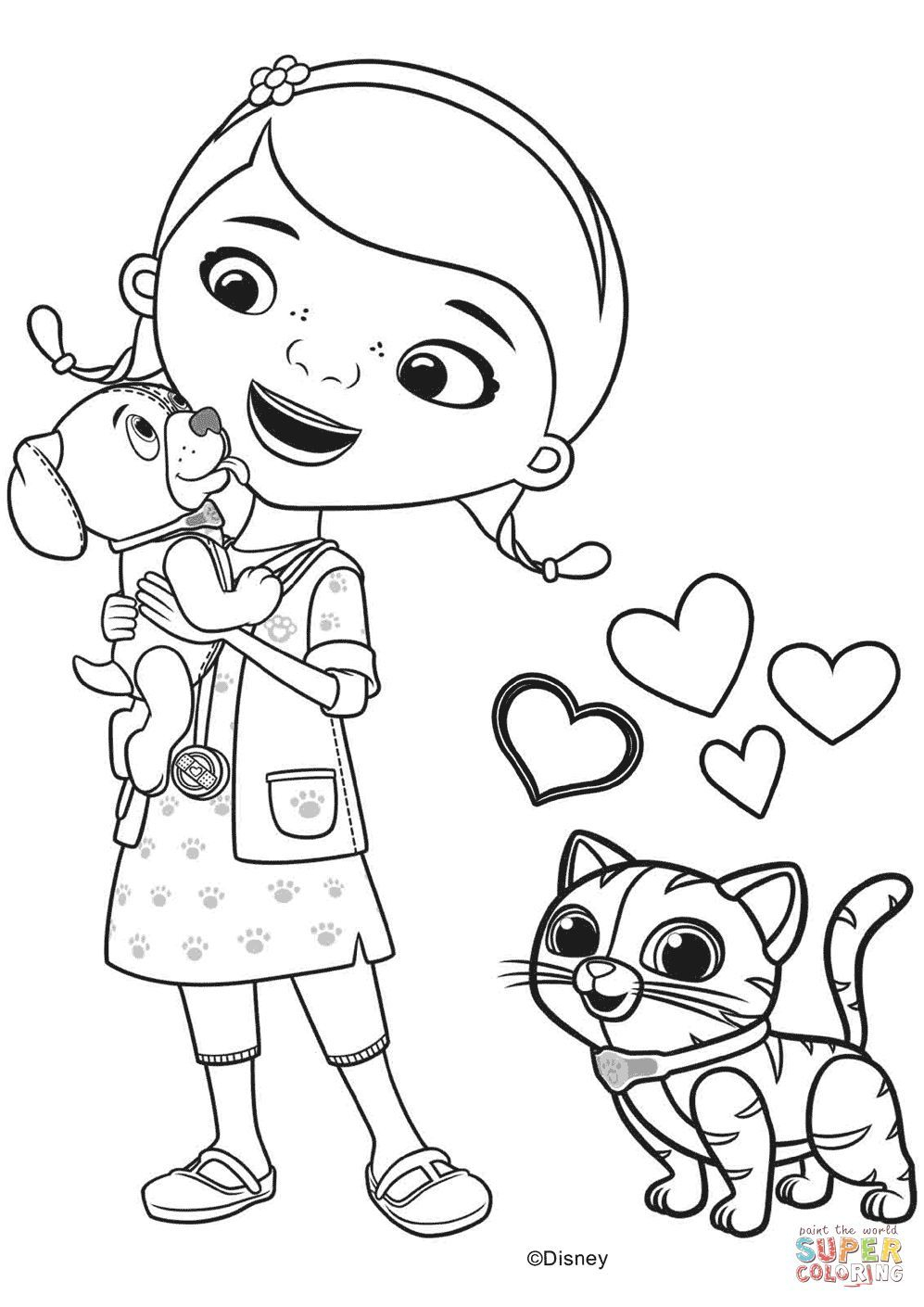 Doc Mcstuffins Coloring Pages Disney Coloring Pages 