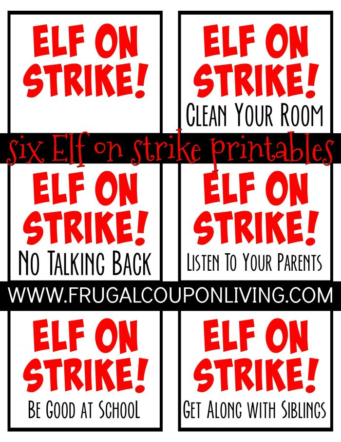 Elf On The Shelf Ideas Elf On Strike Behave At School 