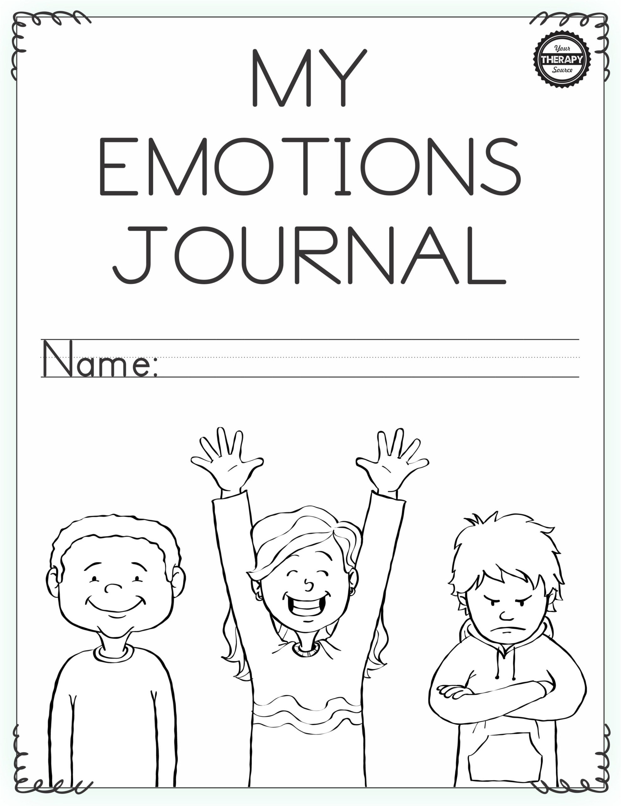 Emotional Regulation Worksheets For Boys And Girls