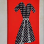 Fabric Dress Wall Art How To Make A Piece Of Textile Art