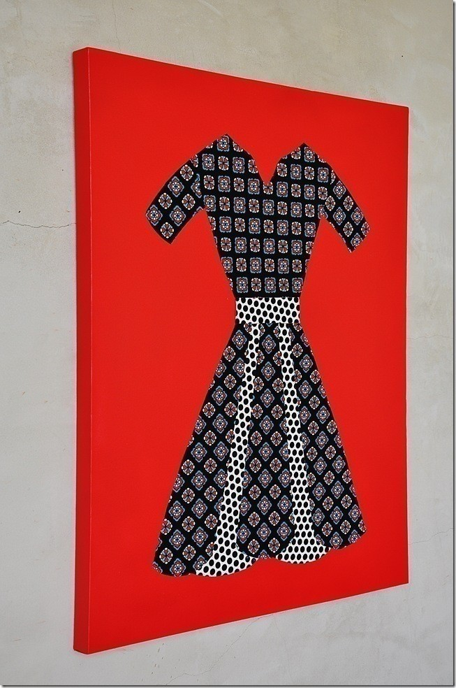 Fabric Dress Wall Art How To Make A Piece Of Textile Art 