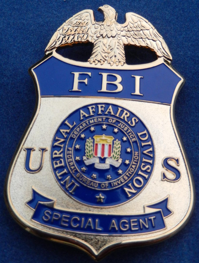 FBI IA Badge Hollinsigne