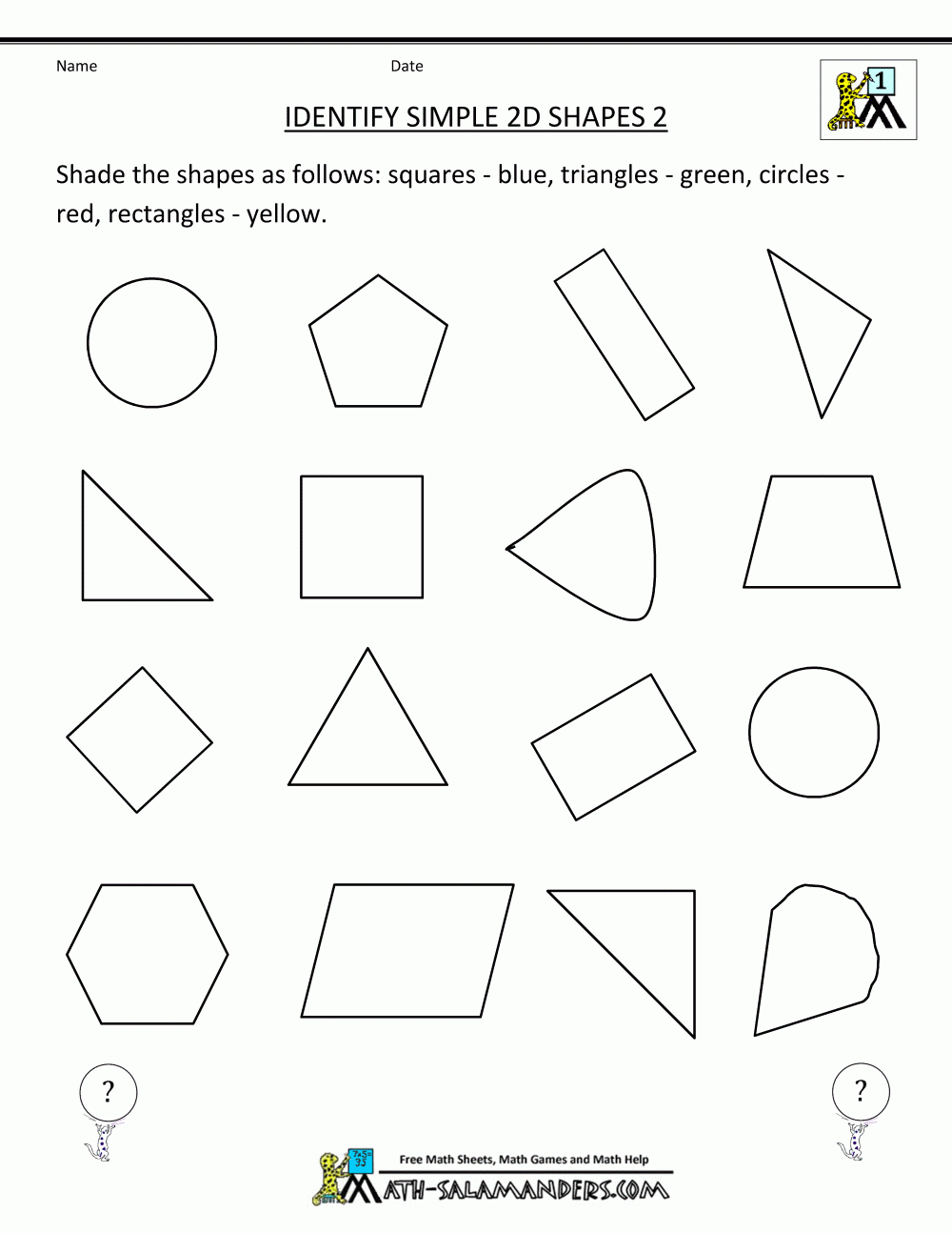 First Grade Geometry