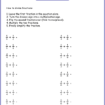 Free Dividing Fraction Worksheet Printable Pdf Worksheets