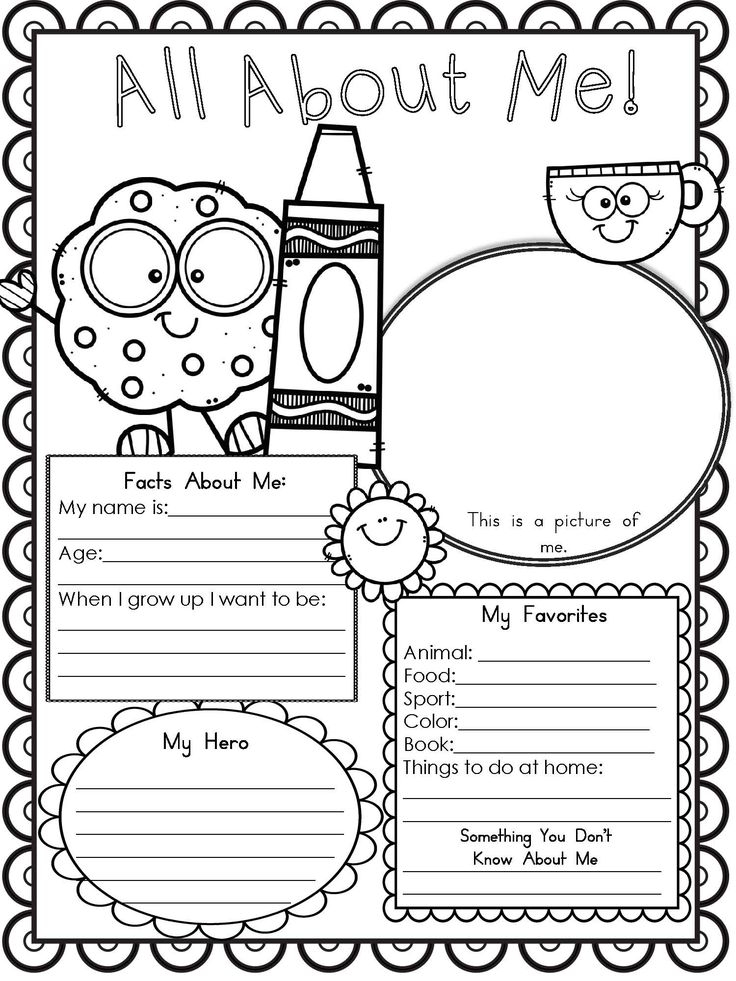 Free Printable All About Me Worksheet Modern Homeschool 