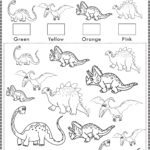 Free Printable Dinosaurs I Spy Count And Color Activity