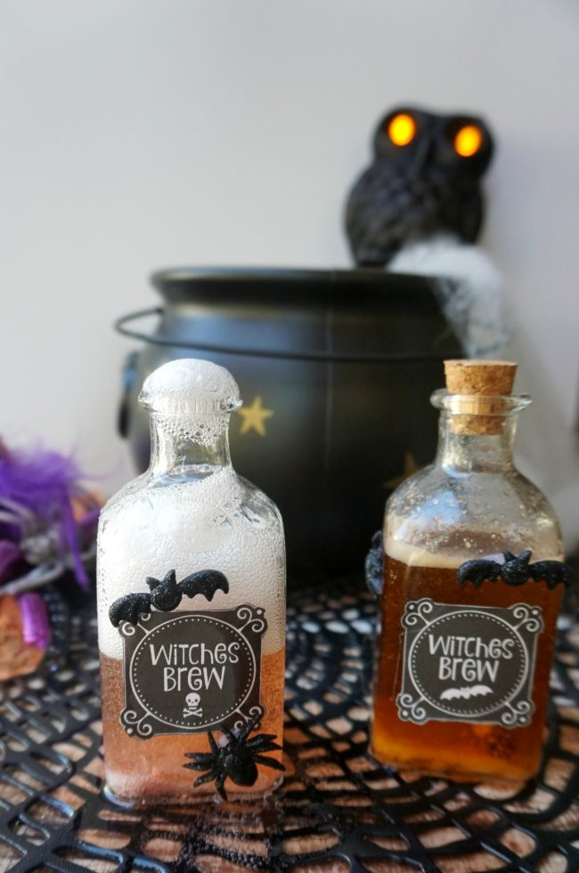 Free Printable Halloween Witches Brew Labels Not Quite 
