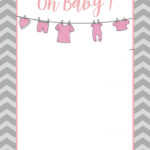 FREE Printable Onesie Baby Shower Invitations Templates