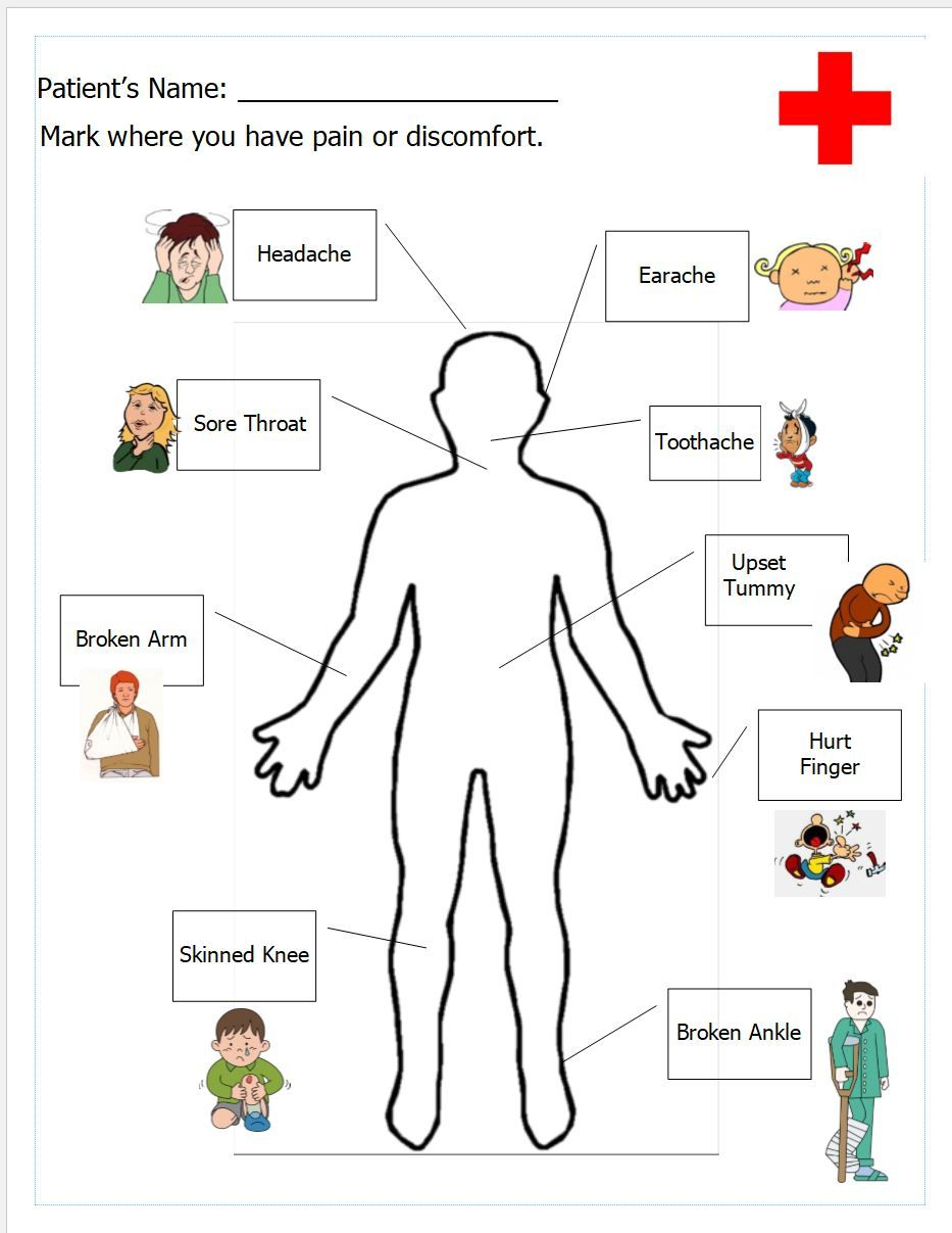 Free Printable Worksheet For Doctor s Office Pretend Play 