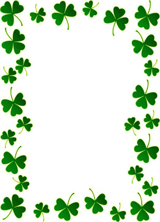 Free St Patrick s Day Borders Frames Graphics Clipart
