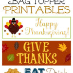 Free Thanksgiving Bag Topper Printables Download And