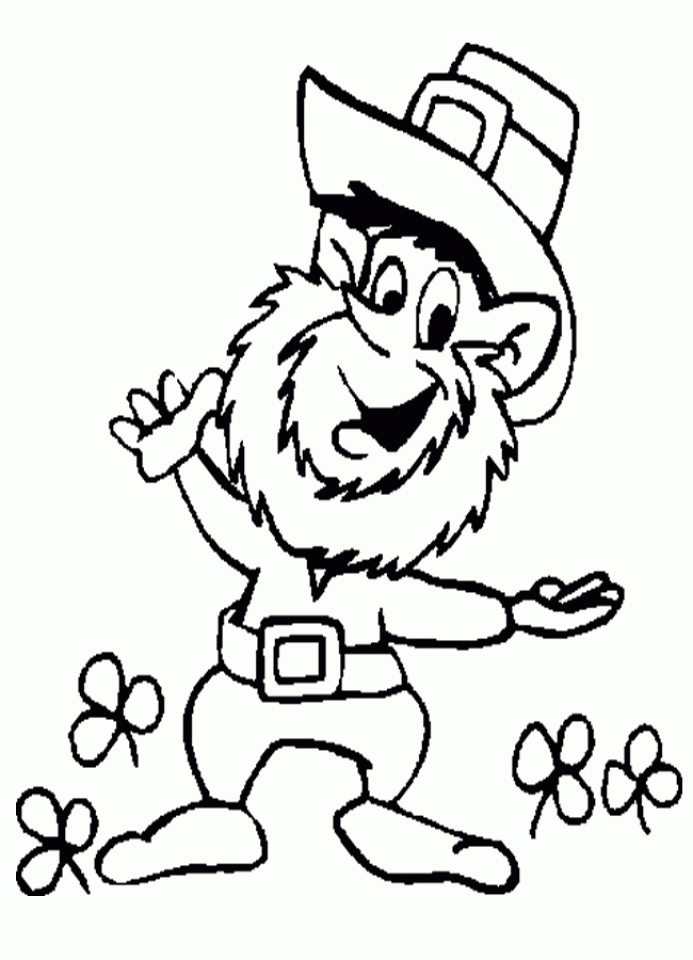 Get This Printable Leprechaun Coloring Pages 7ao0b