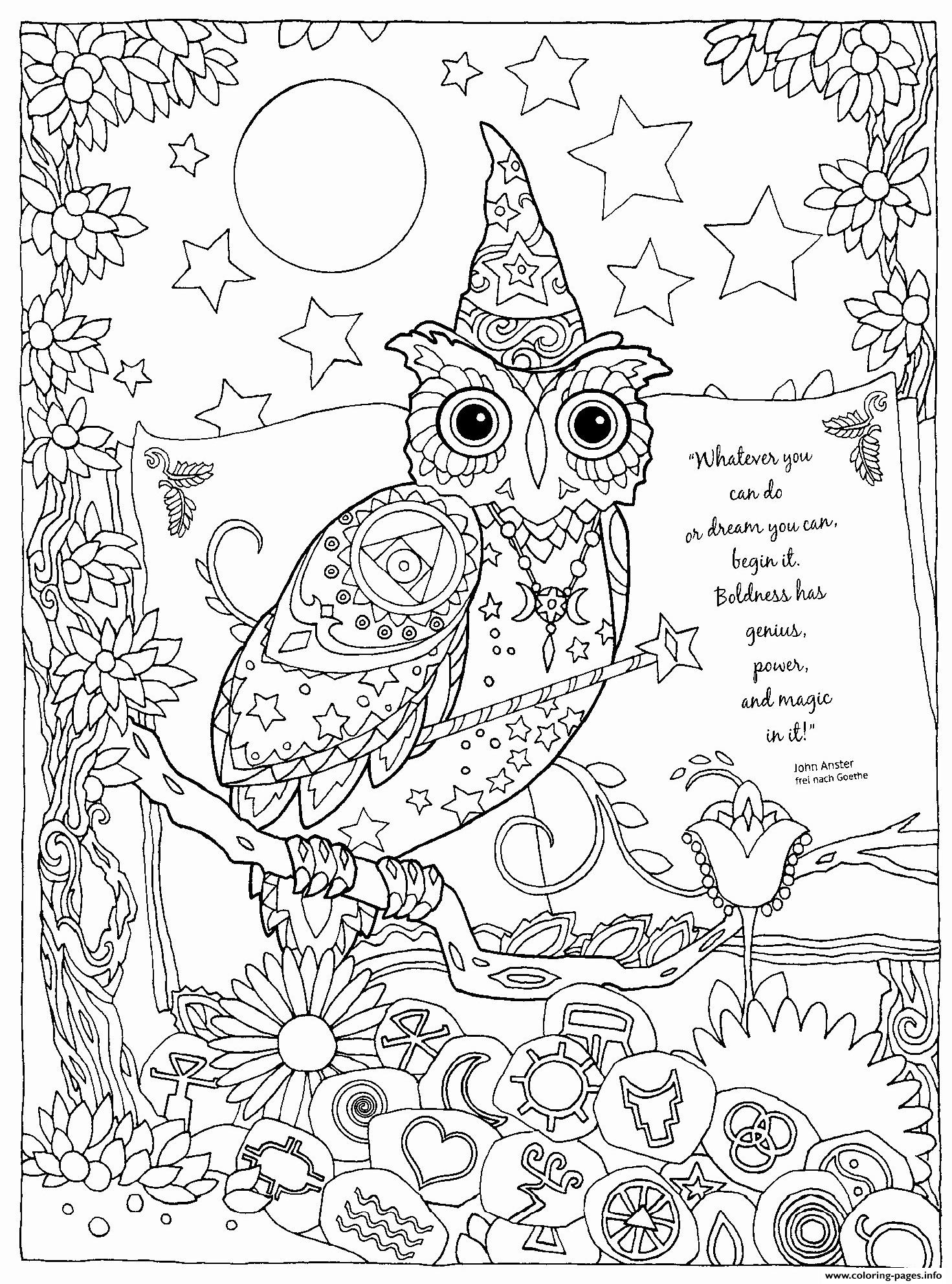 Halloween Owl Coloring Pages Coloring Home