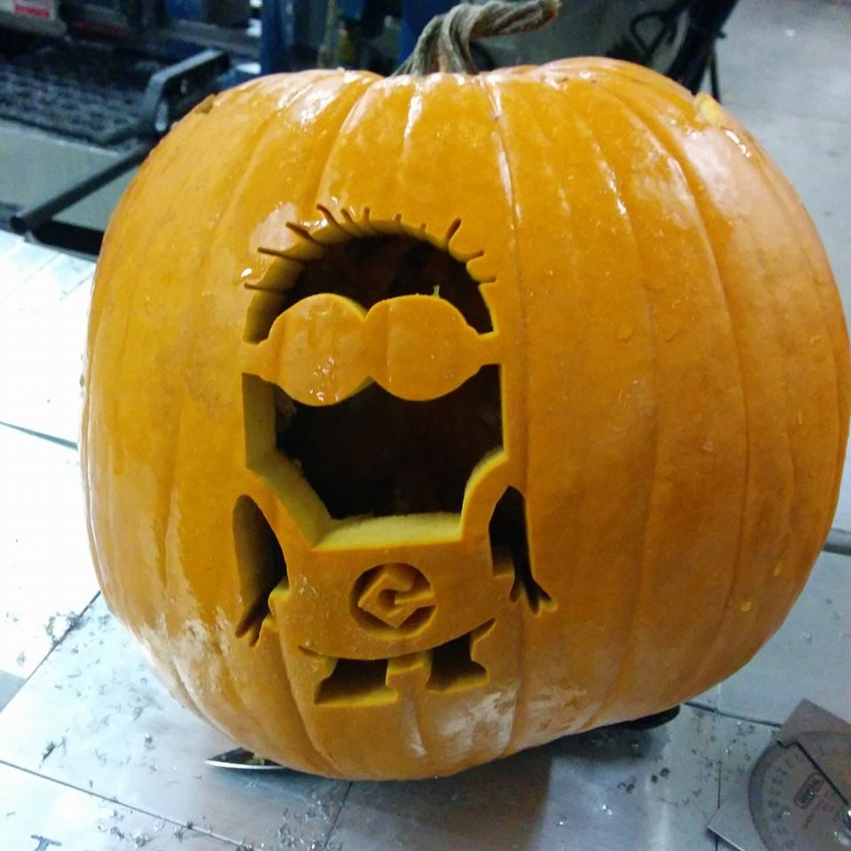 Halloween Spirit Carve A Pumpkin With A Cnc Machine 