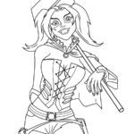Harley Quinn Coloring Pages To Download And Print For Free