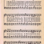 He Leadeth Me Printable Hymn Book Page Hymn Sheet