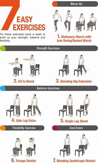 Image Result For Printable Chair Exercises For Seniors 