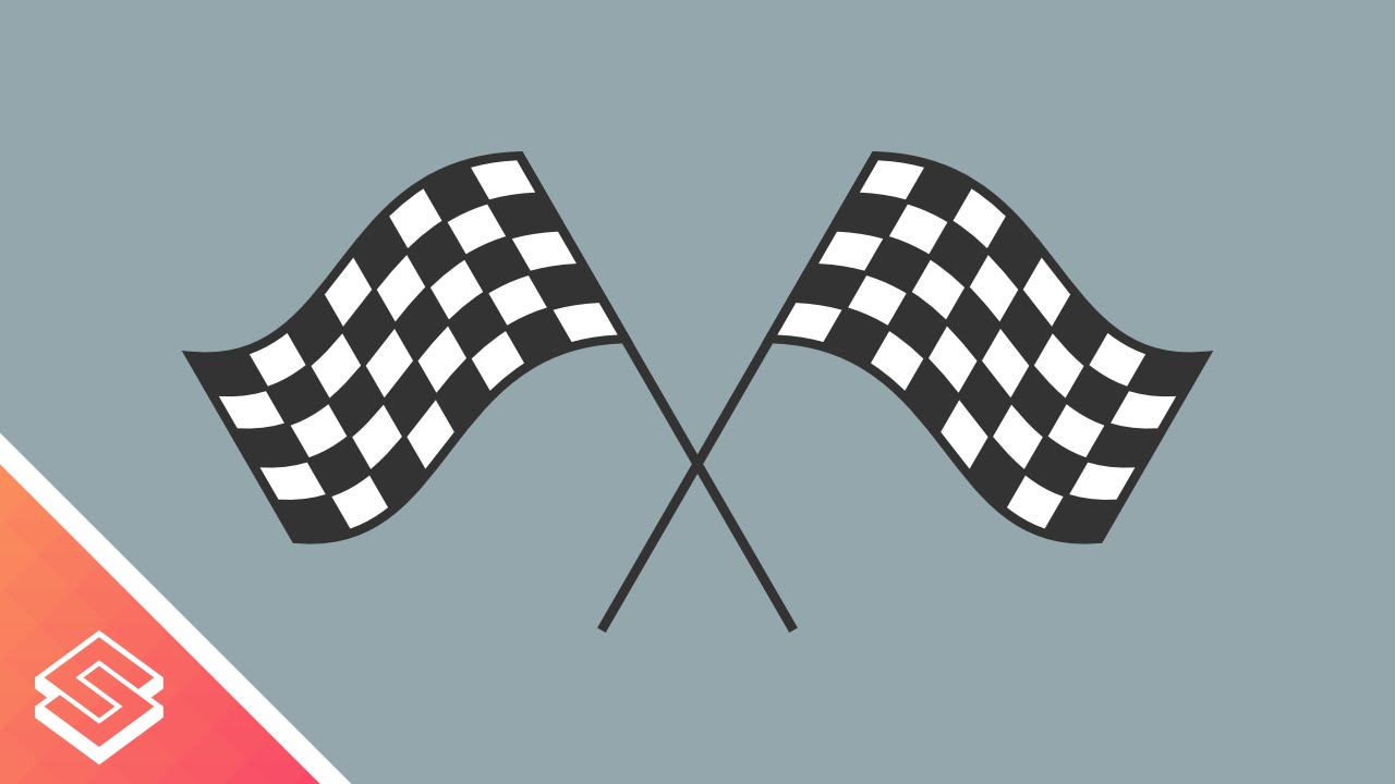 Inkscape For Beginners Vector Checkered Flag YouTube