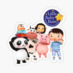 Kids Little Baby Bum Character Group Sticker By Tu123