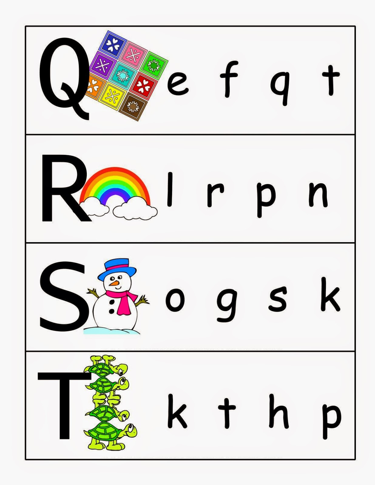 Kindergarten Worksheets Match Upper Case And Lower Case 