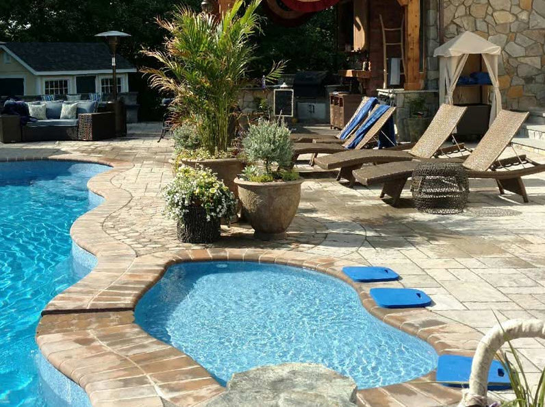 Latham Pools Tanning Ledges Aqua Pro Pool Spa