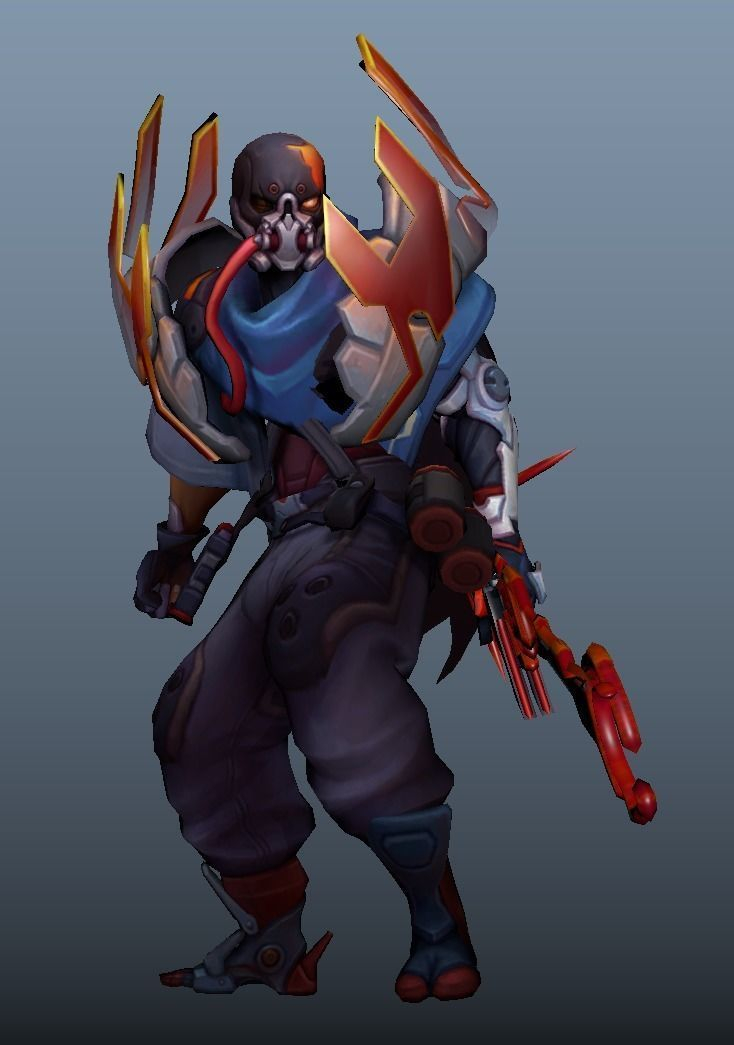 League Of Legends PsyOps Pyke 3D Printable Model