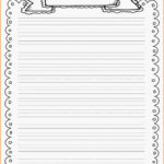 Lined Paper Printable With Border World Of Printables