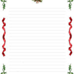 Lined Stationery 4 Free Printable Stationery Christmas