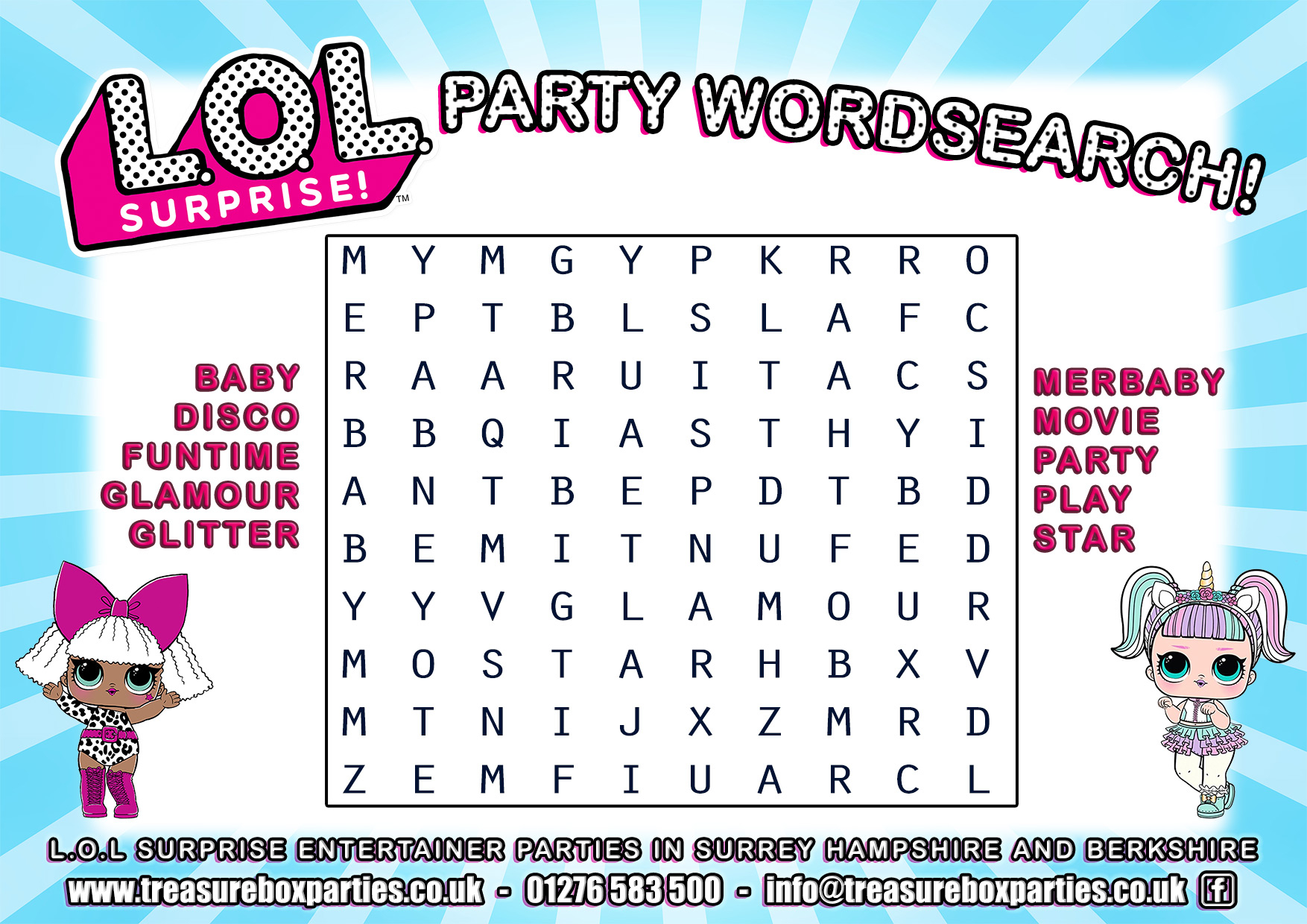 LOL Party Downloads Childrens Entertainer Parties Surrey 