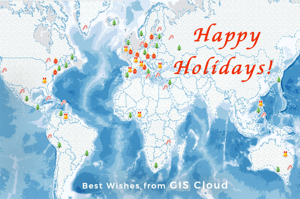 Map Showing Christmas Traditions Around The World 