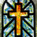 Melted Crayon Stained Glass Cross Suncatcher Fun Family