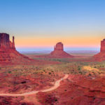 Monument Vallay Desert Region With Red Sand Of Arizona