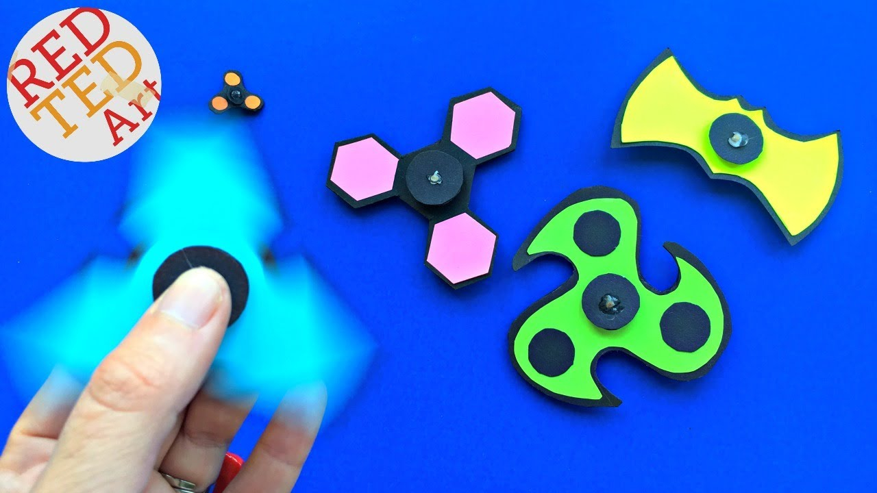  NEW Fidget Spinner DIY TEMPLATES Without Bearings Post 