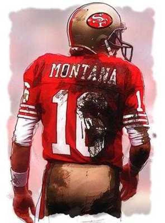 New Joe Montana San Francisco 49ers MVP Art Print
