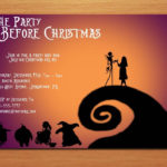 Nightmare Before Christmas Halloween Party Invitation