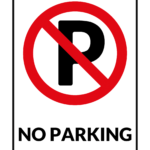 No Parking Signs Poster Template