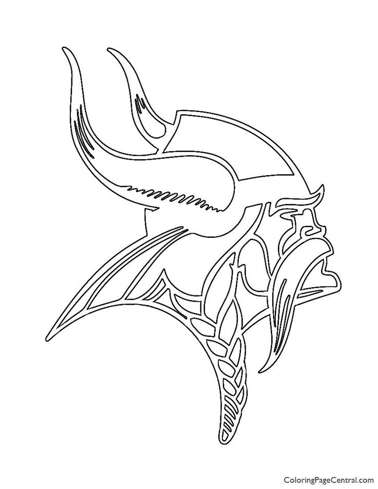 Oakland Raiders Coloring Pages Nfl Minnesota Vikings 