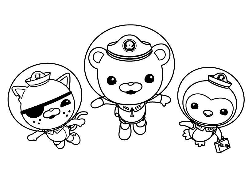 Octonauts Coloring Pages To Print Coloring Home